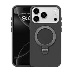 Pastel Shield Carbon Fiber Magnetic Kickstand Case (BLACK) for iPhone 17 Pro / 18 Pro