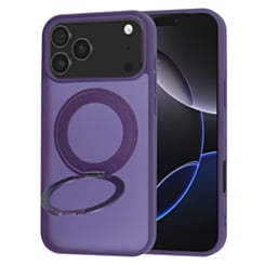 New 360 Ring Kickstand Magnetic Case for iPhone 17 Pro / 18 Pro (PURPLE)