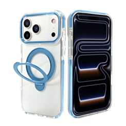 Transparent Magnetic Case with Kickstand (Glacier) for iPhone 17 Pro Max / 18 Pro Max