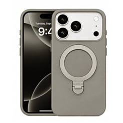 Pastel Shield Carbon Fiber Magnetic Kickstand Case (GRAY) for iPhone 17 Pro Max / 18 Pro Max