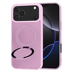 New 360 Ring Kickstand Magnetic Case for iPhone 17 Pro Max / 18 Pro Max (PINK)
