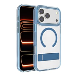 MagSafe Clear Armor Case with Foldable Kickstand (Glacier) for iPhone 17 Pro Max / 18 Pro Max
