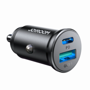 30W Dual USB-C & USB-A Car Charger