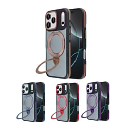 Matte Transparent Case with Wireless Charging Kickstand for iPhone 17 Pro Max / 18 Pro Max